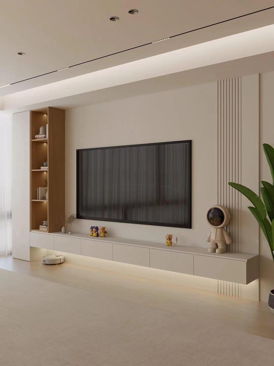 客厅高颜值背景墙效果图欣赏